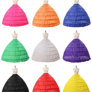 Petticoat da sposa di alta qualità disponibile in diversi colori